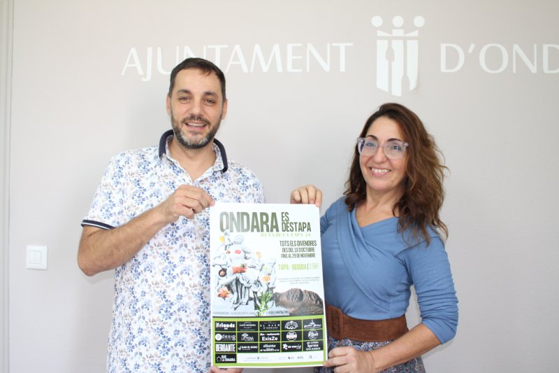 Setze establiments s’integren en la “Ruta de la tapa d’Ondara” prevista pels divendres del 18 d’octubre al 29 de novembre Setze establiments s’integren en la “Ruta de la tapa d’Ondara” prevista pels divendres del 18 d’octubre al 29 de novembre