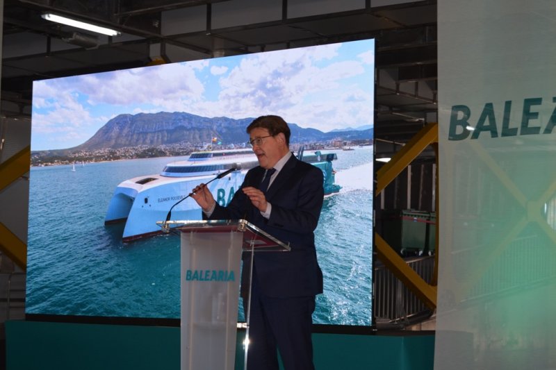 El Eleanor Roosevelt, símbolo de la apuesta  de Baleària por la ecoeficiencia y la innovación El Eleanor Roosevelt, símbolo de la apuesta  de Baleària por la ecoeficiencia y la innovación