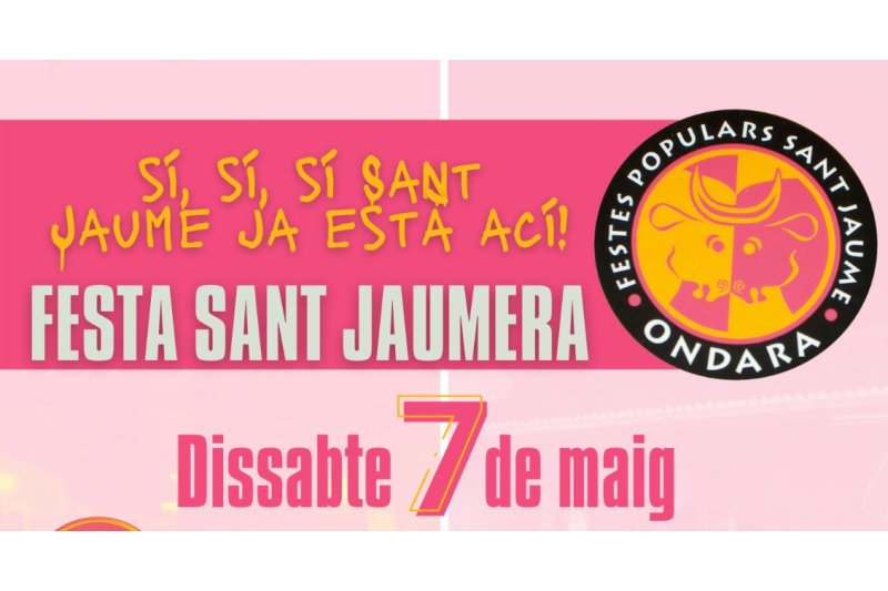 Festes i Tradicions de Ondara confirma la celebración de una Festa Santjaumera para el 7 de mayo Festes i Tradicions de Ondara confirma la celebración de una Festa Santjaumera para el 7 de mayo