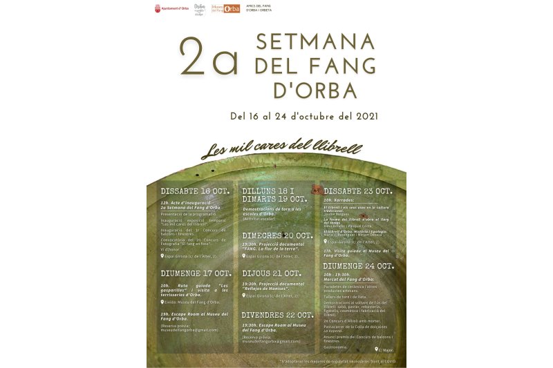 Orba reedita la Setmana del Fang del 16 al 24 de octubre Orba reedita la Setmana del Fang del 16 al 24 de octubre