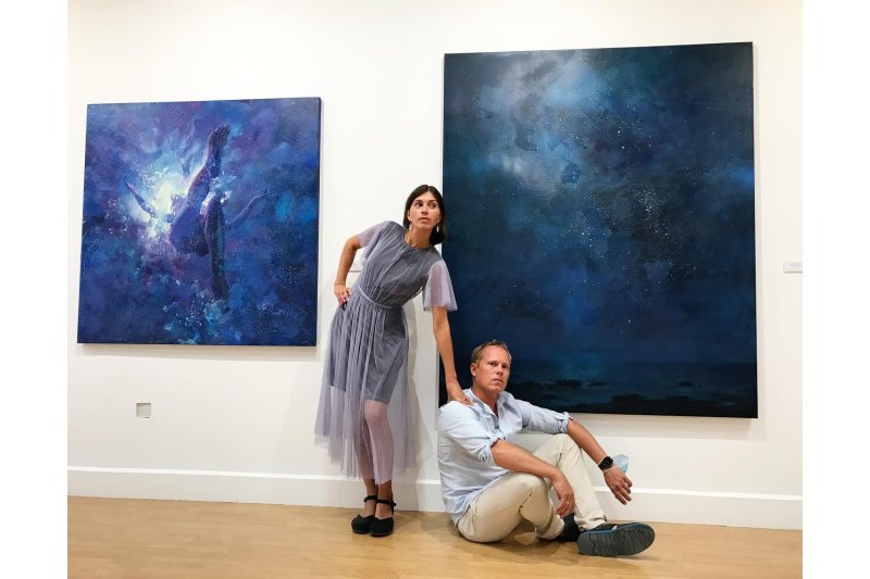 Dos artistas ucranianos promueven la muestra Arte por la Paz en Xàbia para recaudar fondos y ayudar a su país Dos artistas ucranianos promueven la muestra Arte por la Paz en Xàbia para recaudar fondos y ayudar a su país