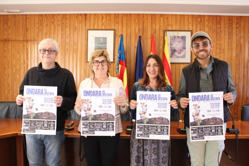 Promoció Econòmica organitza la ruta “Ondara es destapa” els dijous d’entre el 2 de maig i el 13 de juny Promoció Econòmica organitza la ruta “Ondara es destapa” els dijous d’entre el 2 de maig i el 13 de juny