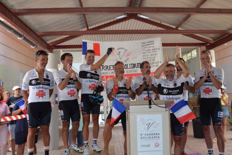 Reto cumplido: Angers-Dénia por un fin solidario Reto cumplido: Angers-Dénia por un fin solidario