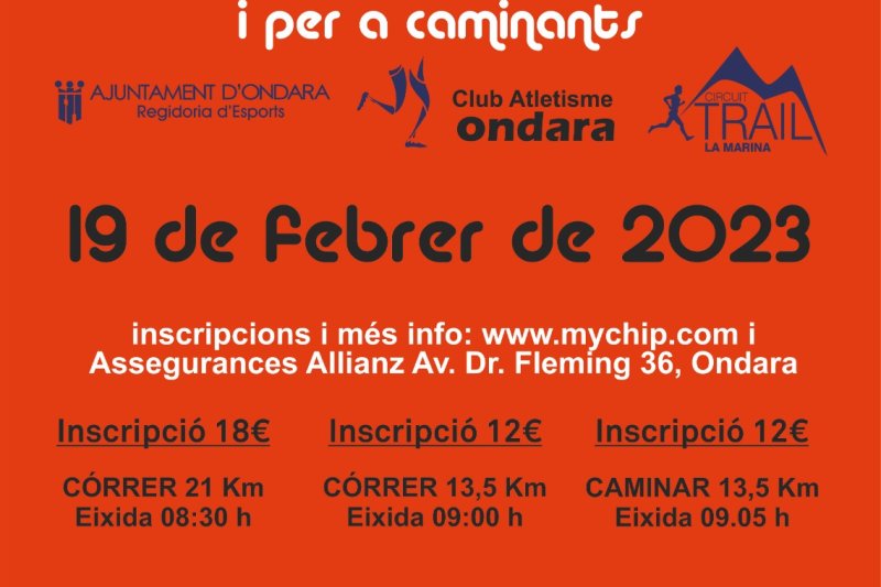 La cursa de muntanya Gegant de Pedra d’Ondara arriba a una tretzena edició el 9 de febrer La cursa de muntanya Gegant de Pedra d’Ondara arriba a una tretzena edició el 9 de febrer