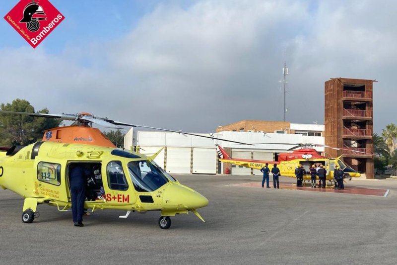 Los bomberos rescatan a un escalador de 80 años en la zona de escalada de Murla Los bomberos rescatan a un escalador de 80 años en la zona de escalada de Murla