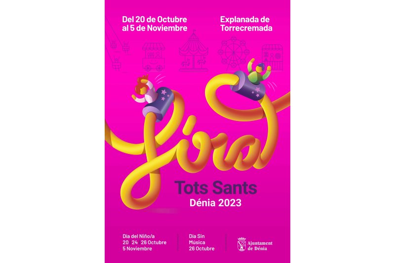 El viento impide que la Fira de Tots Sants de Dénia abra sus puertas este viernes  El viento impide que la Fira de Tots Sants de Dénia abra sus puertas este viernes