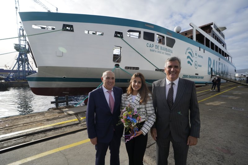 Cap de Barbaria, el nuevo ferry eléctrico que Baleària incorporará el próximo verano a la línea Ibiza-Formentera Cap de Barbaria, el nuevo ferry eléctrico que Baleària incorporará el próximo verano a la línea Ibiza-Formentera