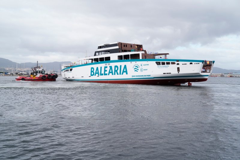 Cap de Barbaria, el nuevo ferry eléctrico que Baleària incorporará el próximo verano a la línea Ibiza-Formentera Cap de Barbaria, el nuevo ferry eléctrico que Baleària incorporará el próximo verano a la línea Ibiza-Formentera