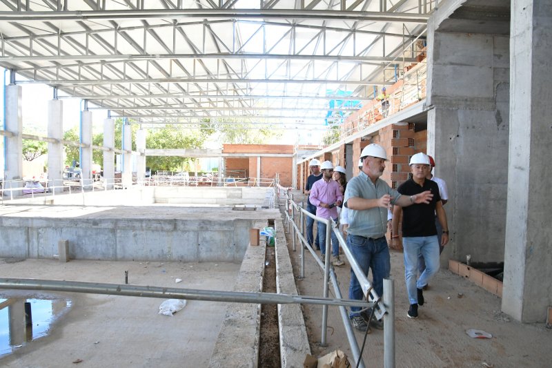 La piscina cubierta de Xàbia estará lista en abril  La piscina cubierta de Xàbia estará lista en abril