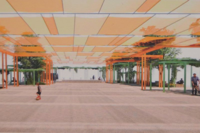 Un oasis mediterráneo de sombra y frescor en el Carrer Campo de Dénia Un oasis mediterráneo de sombra y frescor en el Carrer Campo de Dénia