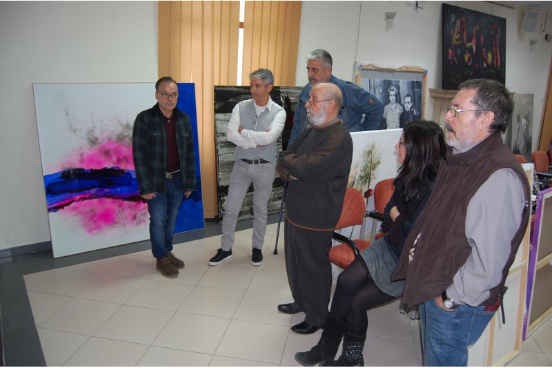 Muro fronterizo de Tomás Sivera Vallés gana el certamen de pintura contemporánea Villa de Pego Muro fronterizo de Tomás Sivera Vallés gana el certamen de pintura contemporánea Villa de Pego