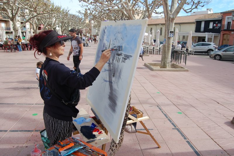Gonzalo Romero se impone en el Concurs de Pintura Ràpida de la Fira de Comerç de Pego 2023 Gonzalo Romero se impone en el Concurs de Pintura Ràpida de la Fira de Comerç de Pego 2023