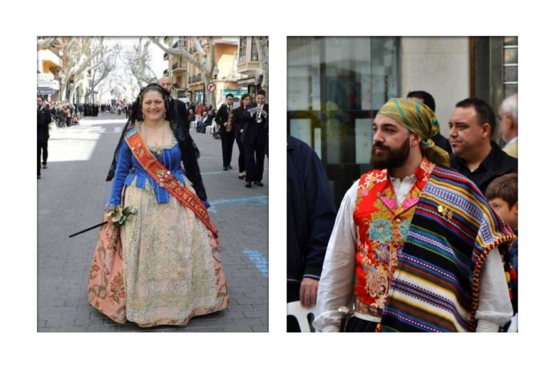 Yolanda Costa y Juanjo Guntiñas, Fallers Exemplars de Dénia  Yolanda Costa y Juanjo Guntiñas, Fallers Exemplars de Dénia
