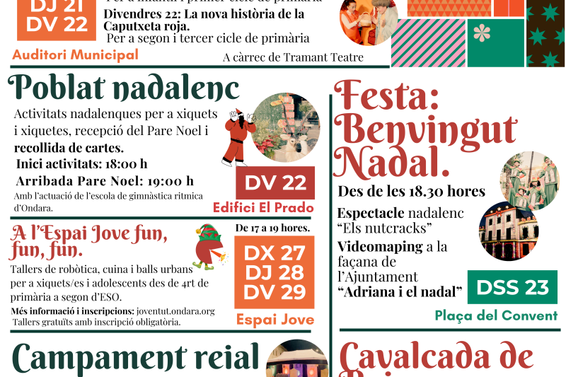 Espectacle escènic i “videomapping” figuren com a proposta més innovadora de la programació nadalenca d’Ondara  Espectacle escènic i “videomapping” figuren com a proposta més innovadora de la programació nadalenca d’Ondara