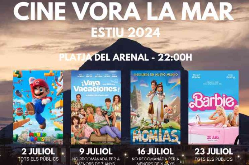 Nueva edición de Cine Vora la Mar en Xàbia a partir del 2 de julio Nueva edición de Cine Vora la Mar en Xàbia a partir del 2 de julio