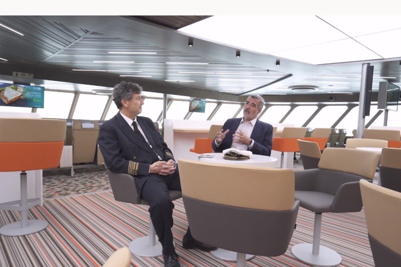 Baleària emite un reportaje sobre el primer viaje del fast ferry Eleanor Roosevelt Baleària emite un reportaje sobre el primer viaje del fast ferry Eleanor Roosevelt