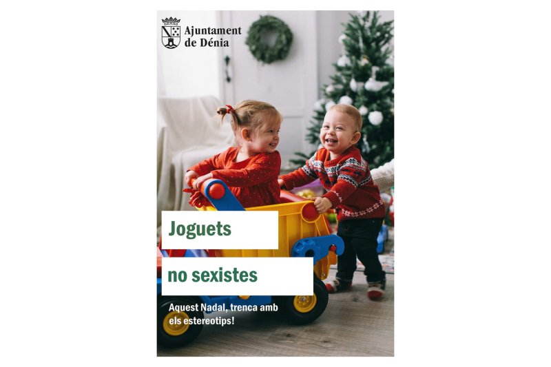 Dénia lanza una campaña para fomentar los juguetes no sexistas  Dénia lanza una campaña para fomentar los juguetes no sexistas