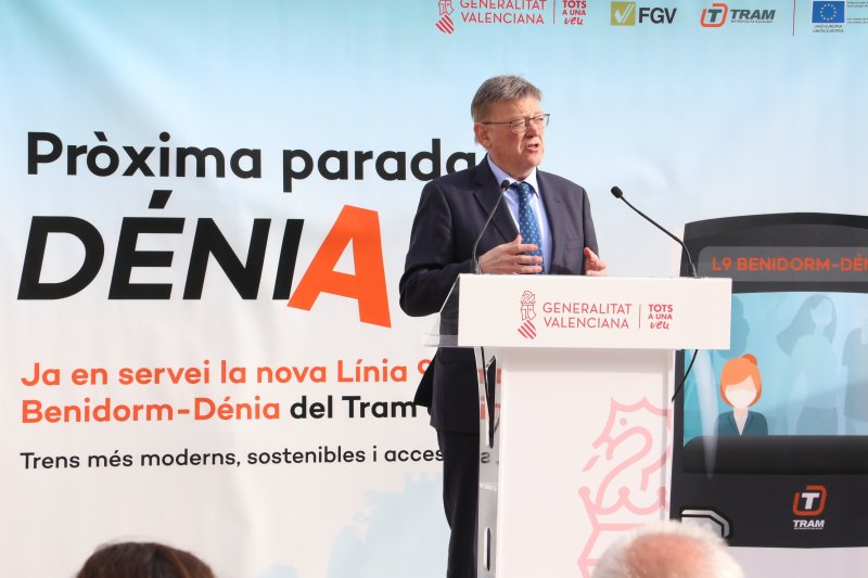 Ximo Puig anuncia que el estudio informativo del tranvía entre Dénia y Gandia saldrá a licitación  Ximo Puig anuncia que el estudio informativo del tranvía entre Dénia y Gandia saldrá a licitación