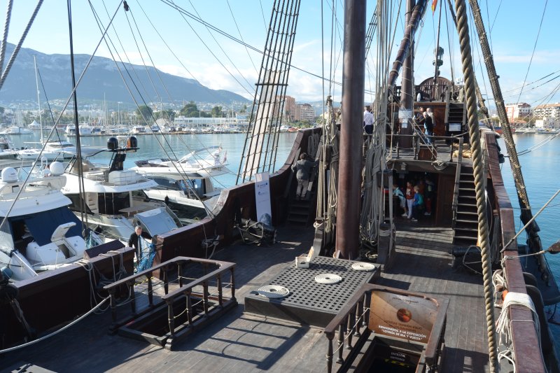 El Galeón Andalucía ya está en Marina Dénia y se puede visitar hasta el domingo  El Galeón Andalucía ya está en Marina Dénia y se puede visitar hasta el domingo