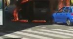 Incendio de un vehículo en Dénia  Incendio de un vehículo en Dénia