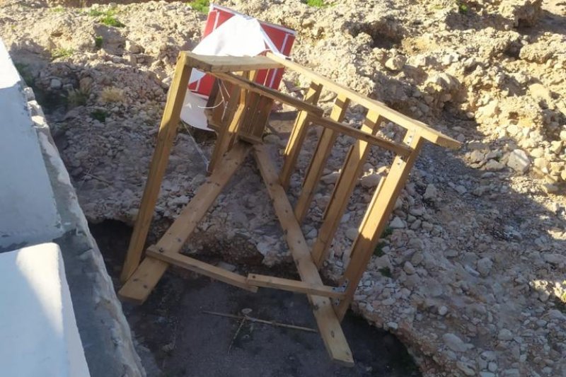 Actos vandálicos contra las instalaciones del servicio de vigilancia de playas de Dénia  Actos vandálicos contra las instalaciones del servicio de vigilancia de playas de Dénia