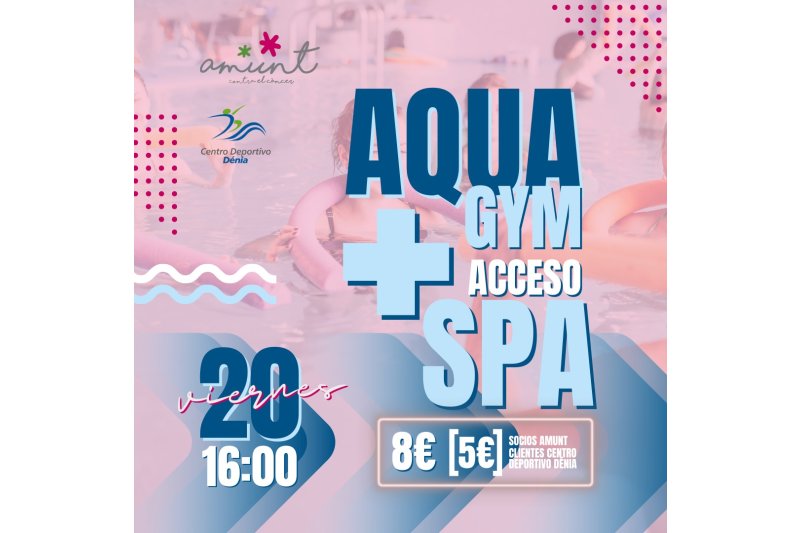 Clase de Aqua Gym solidaria en el Centro Deportivo Dénia Clase de Aqua Gym solidaria en el Centro Deportivo Dénia