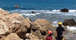 Rescate de un hombre tras caer en una cala de Les Rotes  Rescate de un hombre tras caer en una cala de Les Rotes