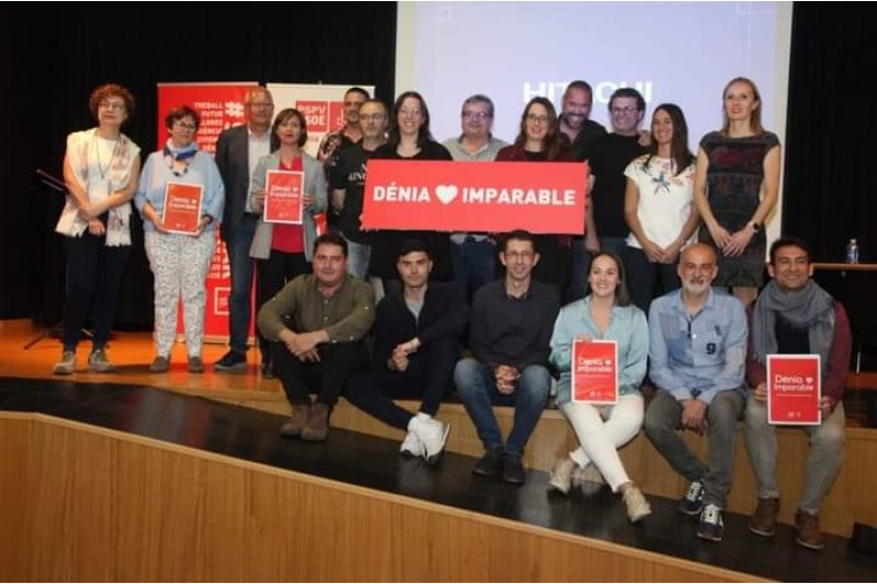 El apoyo de los socialistas de Dénia a Sánchez:  El apoyo de los socialistas de Dénia a Sánchez: