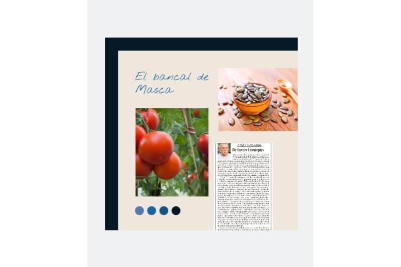 El bancal de Masca/JOSEP V. MASCARELL: De llavors i conceptes El bancal de Masca/JOSEP V. MASCARELL: De llavors i conceptes