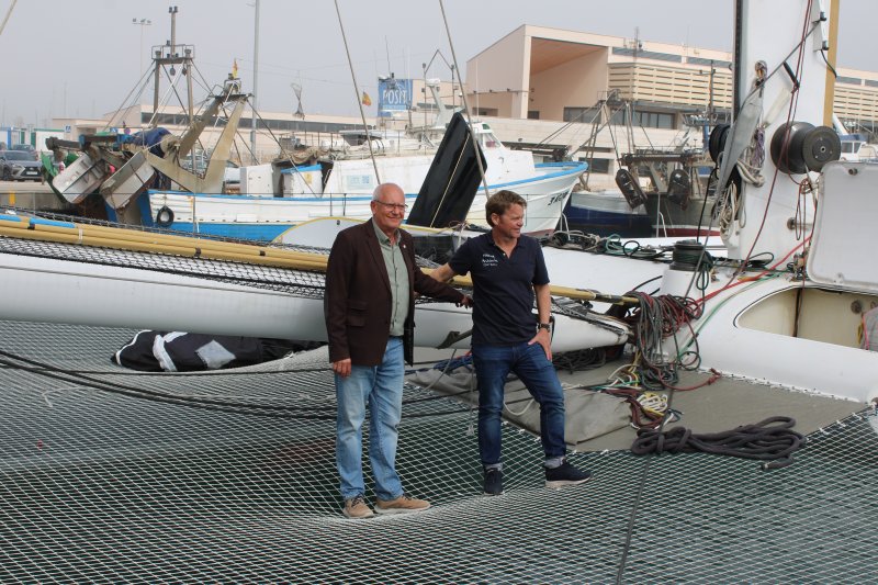 Alex Pella vuelve al puerto de Dénia a la espera de nuevos retos con su catamarán  Alex Pella vuelve al puerto de Dénia a la espera de nuevos retos con su catamarán