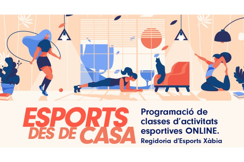 Xàbia propone un plan para mantener la forma física desde casa con actividades para todas las edades  Xàbia propone un plan para mantener la forma física desde casa con actividades para todas las edades