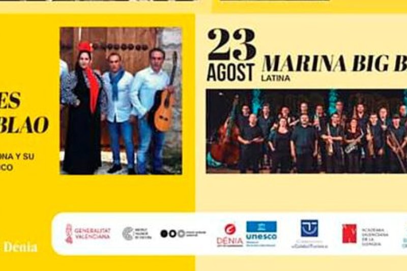 Marina Big Band actúa este miércoles en el parc de Les Bassetes de Dénia  Marina Big Band actúa este miércoles en el parc de Les Bassetes de Dénia