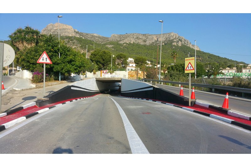 La entrada sur de Calp está ya abierta una vez acabadas las obras La entrada sur de Calp está ya abierta una vez acabadas las obras