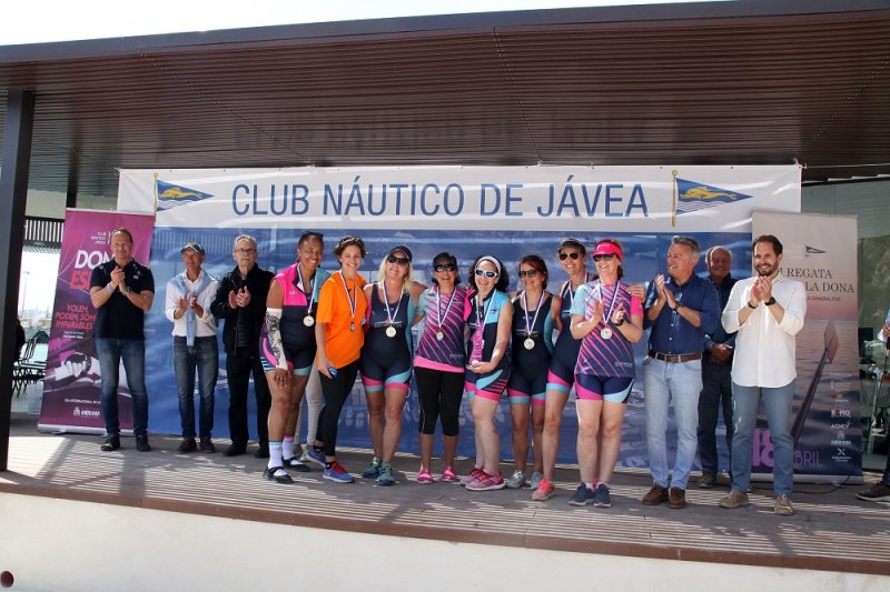 200 palistas se dan cita en la primera Regata de Rem de la Dona del Club Náutico Jávea  200 palistas se dan cita en la primera Regata de Rem de la Dona del Club Náutico Jávea