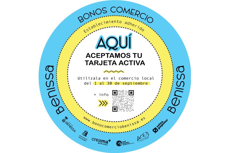 El plazo de inscripción para los bonos de consumo de Benissa estará abierto hasta el día 15 El plazo de inscripción para los bonos de consumo de Benissa estará abierto hasta el día 15