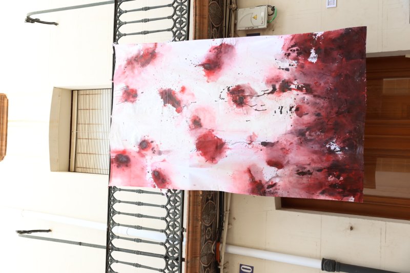 Art al Vent ja llueix els més de mig centenar de cobertors al Carrer La Bassa de Gata Art al Vent ja llueix els més de mig centenar de cobertors al Carrer La Bassa de Gata