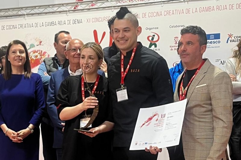 Cristina Gómez, del restaurante Fierro de Valencia, gana el Concurso de la Gamba Roja Cristina Gómez, del restaurante Fierro de Valencia, gana el Concurso de la Gamba Roja