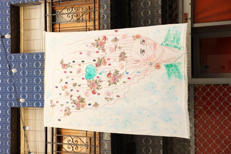 Art al Vent ja llueix els més de mig centenar de cobertors al Carrer La Bassa de Gata Art al Vent ja llueix els més de mig centenar de cobertors al Carrer La Bassa de Gata