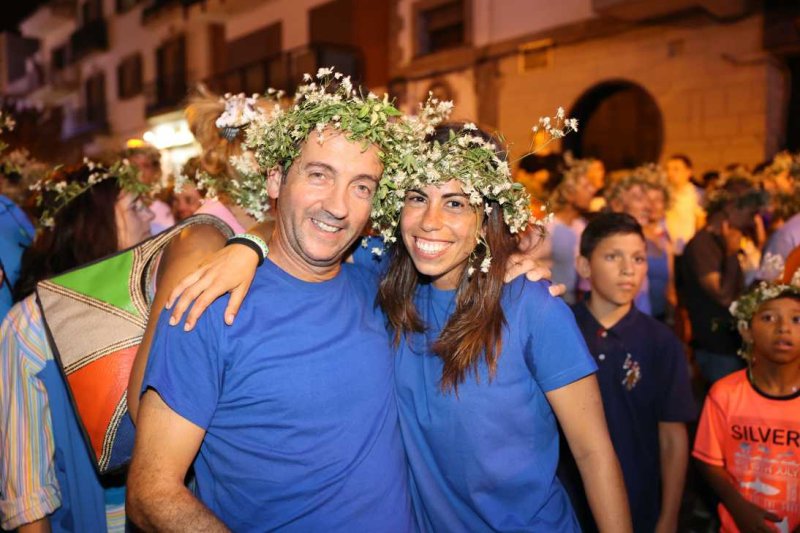 Xàbia s’encén en la nit dels focs de Fogueres Xàbia s’encén en la nit dels focs de Fogueres